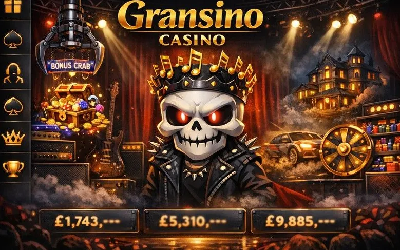 Gransino Casino main lobby banner