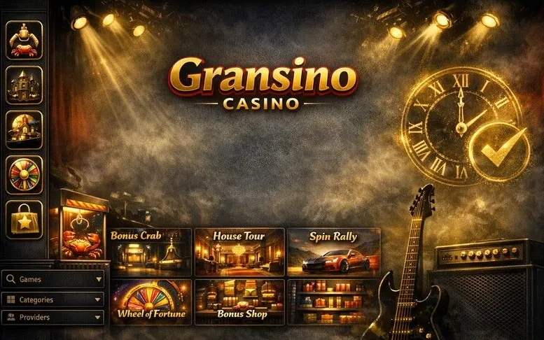 Gransino Casino withdrawal page banner